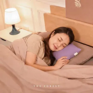 【The Forest 癒森林】薰衣草森眠枕禮盒 枕頭+天然薰衣草香氛包x2 ( 香氛枕/棉麻枕/生日禮物/送禮首選)