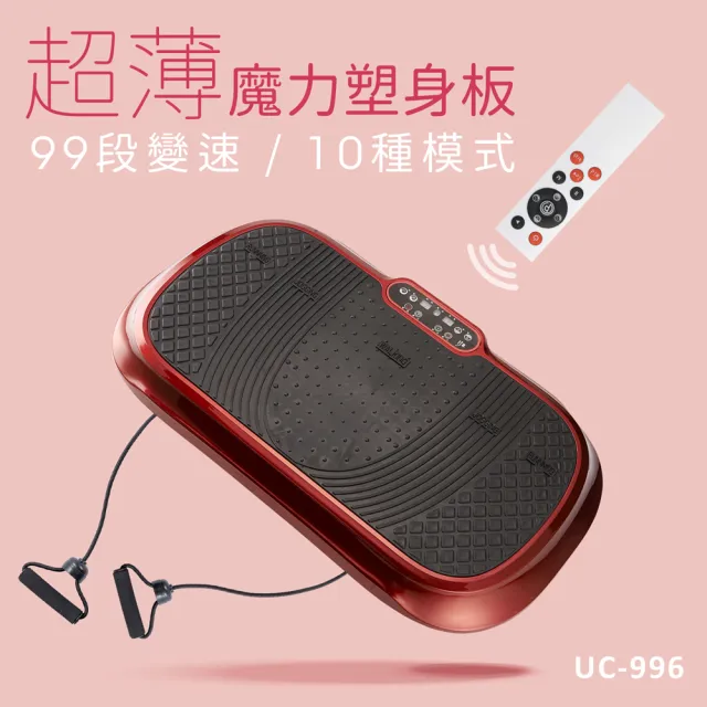 【巧福】超薄魔力塑身板UC-996 兩色任選 動動機/律動機/抖抖機/99段速/懶人運動