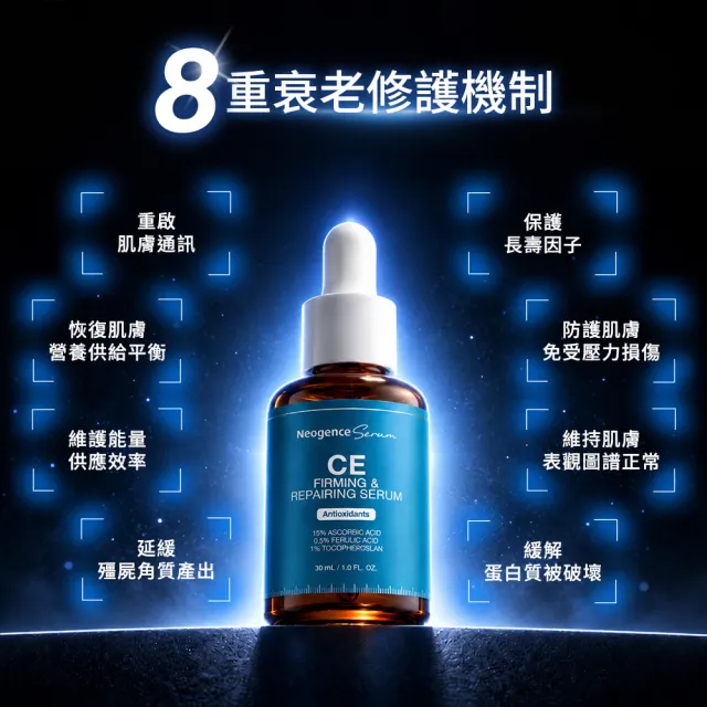 【Neogence 霓淨思】超維CE緊緻修護精華30ml