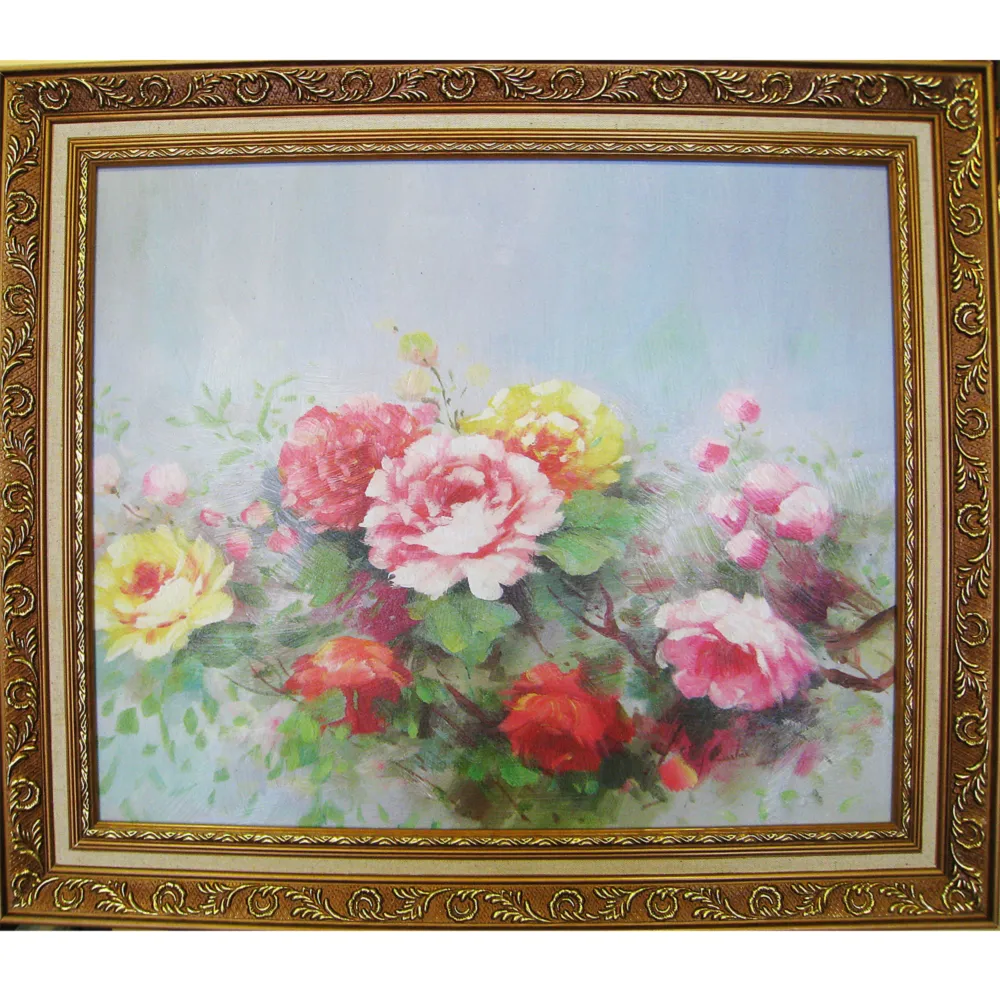 【開運陶源】花開富貴 牡丹畫 牡丹圖(60x52cm)