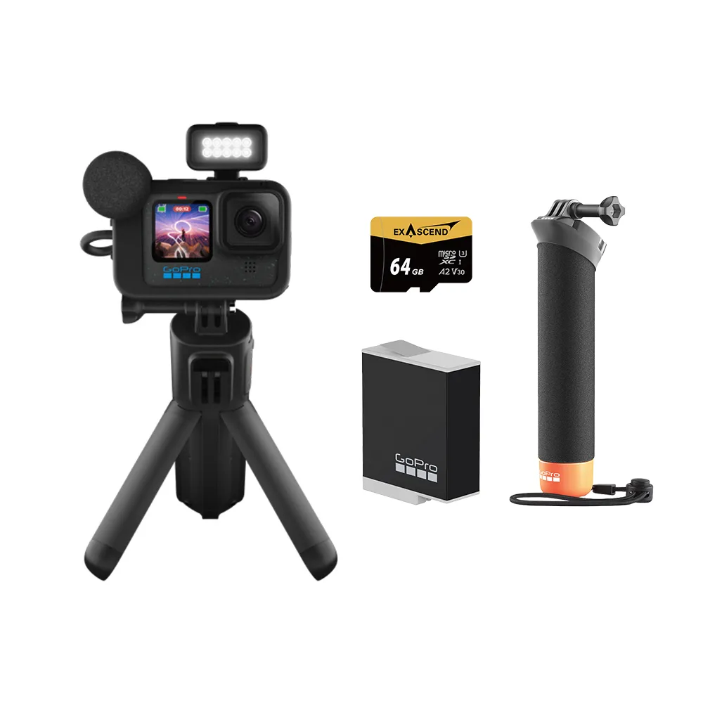 【GoPro】HERO12  Black CE創作者水上漂浮套組