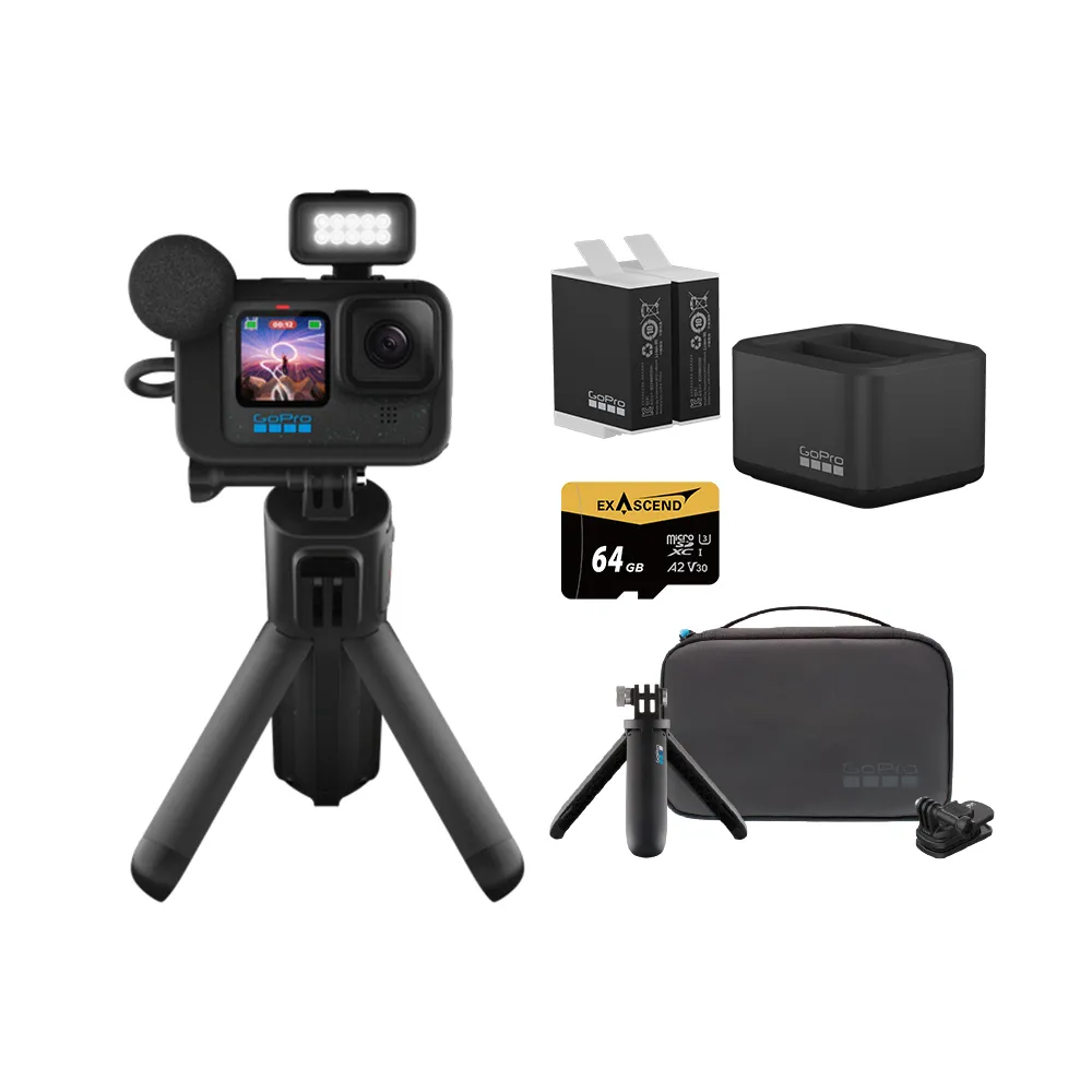 【GoPro】HERO12  Black CE創作者旅遊必備套組