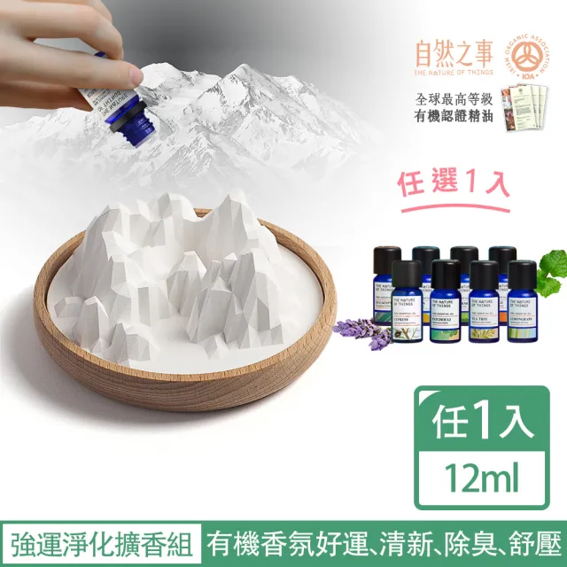 【愛爾蘭 自然之事】洛磯山脈原木擴香石精油組(吸濕/防潮/避小人/開運/招桃花)