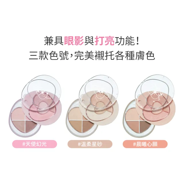 【ETUDE】官方直營 閃耀星語多功能眼盤(眼影+打亮+修容)