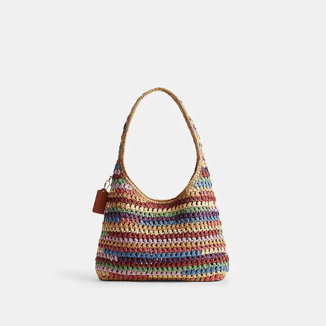 【COACH】蔻馳官方直營 BROOKLYN 28 單肩包 肩背包-混合色(CDZ39)
