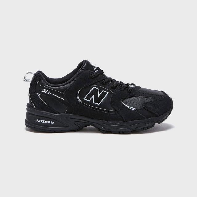 【NEW BALANCE】NB 530 童鞋 休閒鞋 運動鞋 中大童 男童 女童 黑色 (P5302GE-W)