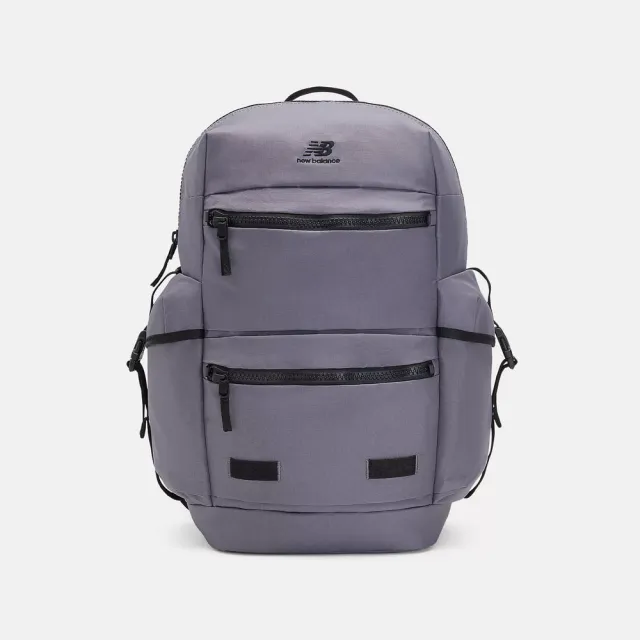 【NEW BALANCE】NB Bags 後背包 雙肩包 書包 隔層 運動 休閒 男 女 灰色 (AC1679HAA9-F)