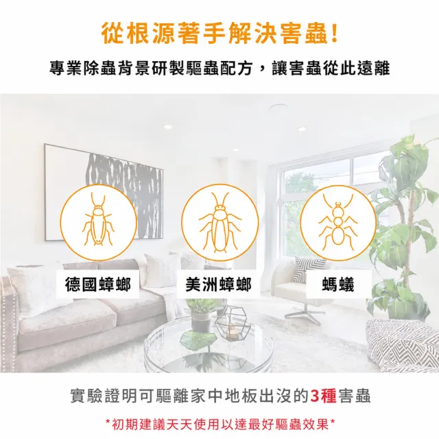 【福來朗】防蟑防蟻雙效組 (TIMBER居家防蟲精華液*1+小蟑螂凝膠*1)