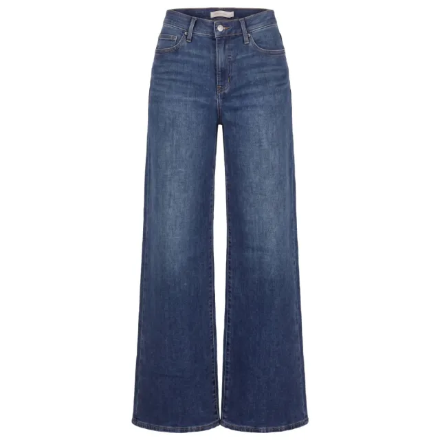 【LEVIS】318™ Shaping Wide Leg中腰寬管牛仔褲 女生牛仔褲 熱賣單品 001PZ-0045