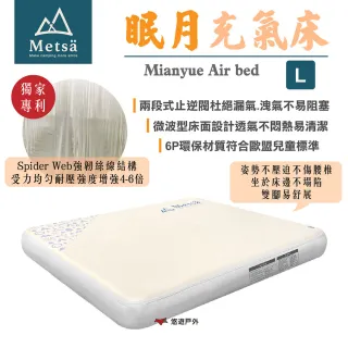 【Metsa 米特薩】眠月充氣床_L號 CQC-001SD260 悠遊戶外