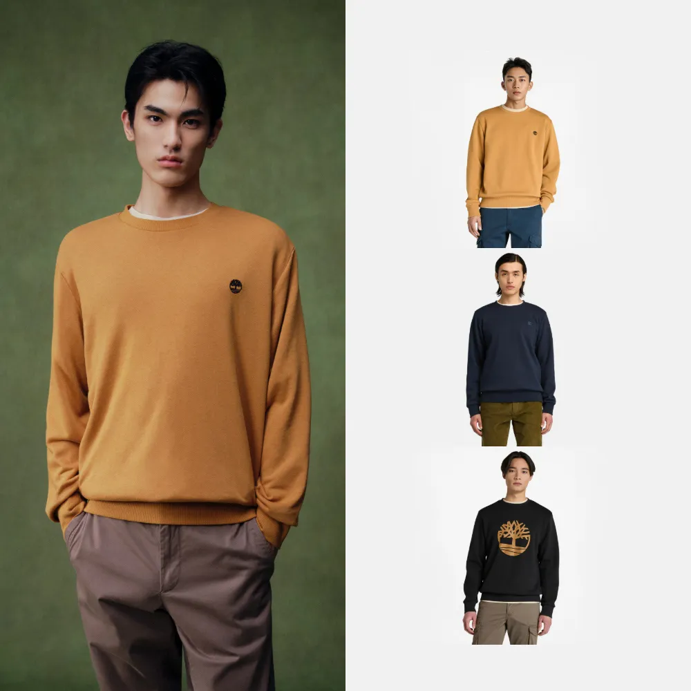 【Timberland】精選長袖上衣 圓領上衣 中性/男 (多款任選)