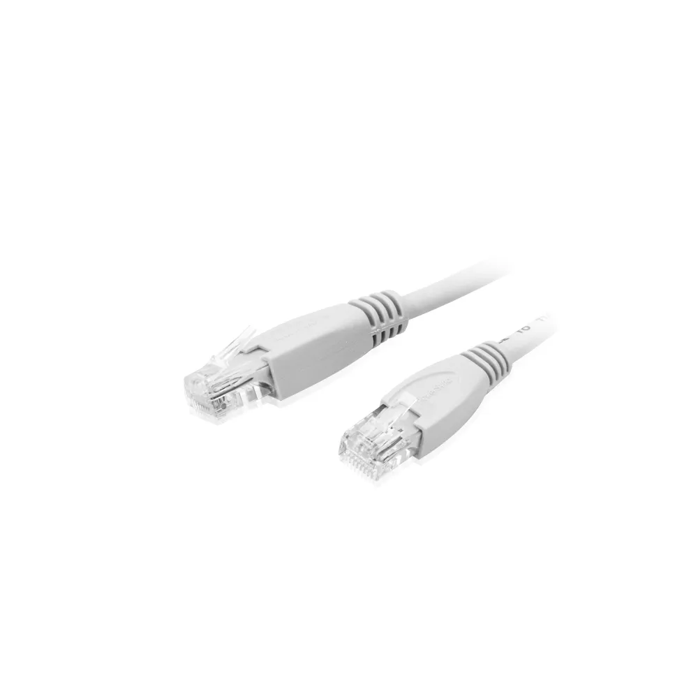 【群加 PowerSync】CAT.6 UTP 1000Mbps 高速網路線 RJ45 LAN Cable 貝吉白 / 1m(CAT6E-01)