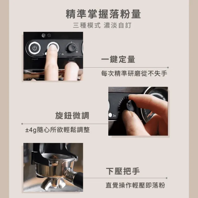 【Philips 飛利浦】飛利浦半自動研磨義式咖啡機PSA3218/10 超值組：贈壓粉器＋無底沖煮手柄（限量）
