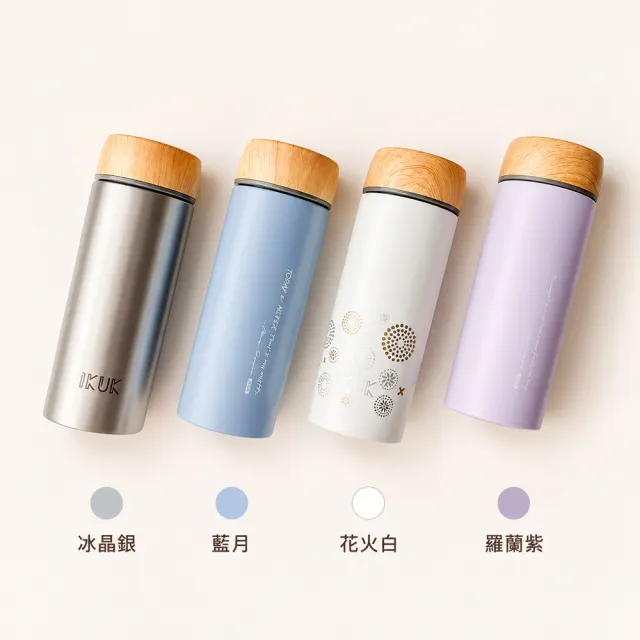 【IKUK 艾可】真陶瓷保溫杯-瓷芯上蓋保溫杯500ml(陶瓷內蓋/陶瓷咖啡杯/母親節禮物/咖啡保溫杯/保溫瓶)
