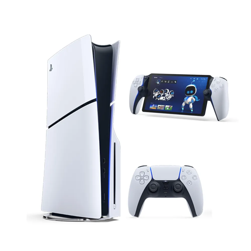【SONY 索尼】New PS5 光碟版主機(PS5 Slim)+《PlayStation Portal - Remote Player 遙控遊玩機》