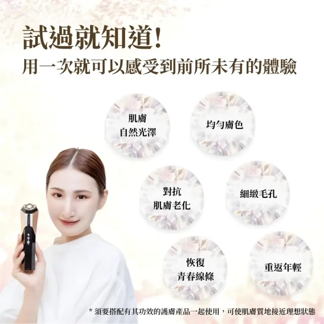 【Ravilam 娜美妍】Magic Pro 青春逆時美容儀 黑金色 LRJ-R02