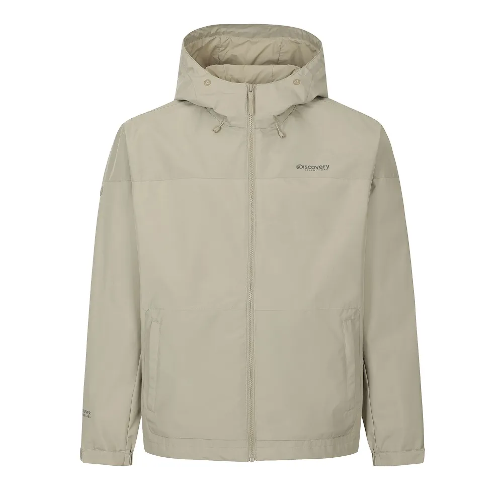 【Discovery Expedition】GORE WINDSTOPPER 男版拉鍊外套 機能外套 防水 防風 抗UV (DMWJ3C061-BGL)