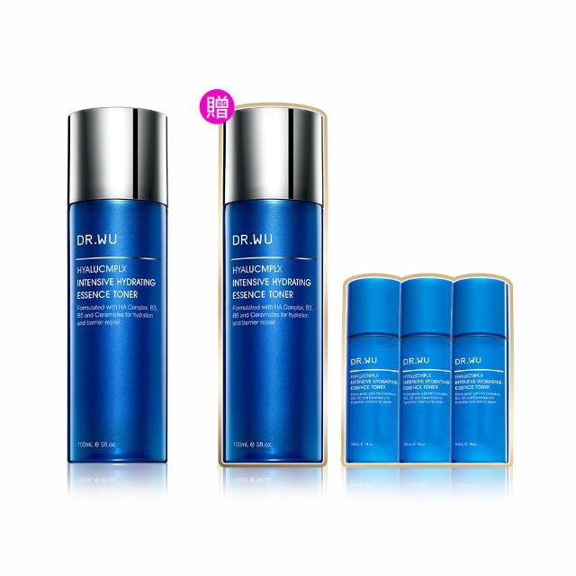 【DR.WU 達爾膚】玻尿酸保濕精華化妝水150ML(經典款 2入組)
