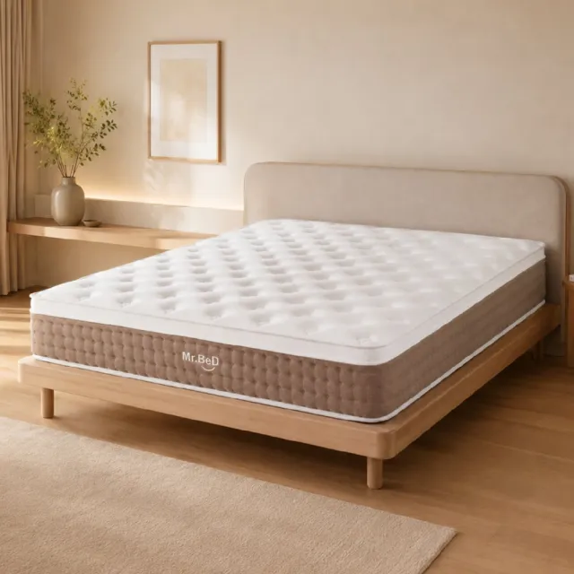 【Mr.BeD】衡好 標準單人 5cm加厚天然乳膠獨立筒床墊 3尺x6.2尺x30cm 倍得先生(嘖嘖破千萬爆款 100天試睡)