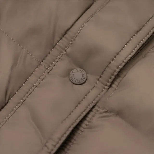 【The North Face】北面女款褐色DWR防潑水寬鬆羽絨外套|8J6U2H9