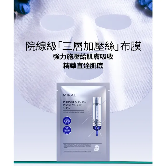 【MIRAE 未來美】momo獨家!專業院線50片面膜禮盒(PDRN面膜 / NAD面膜 任選)