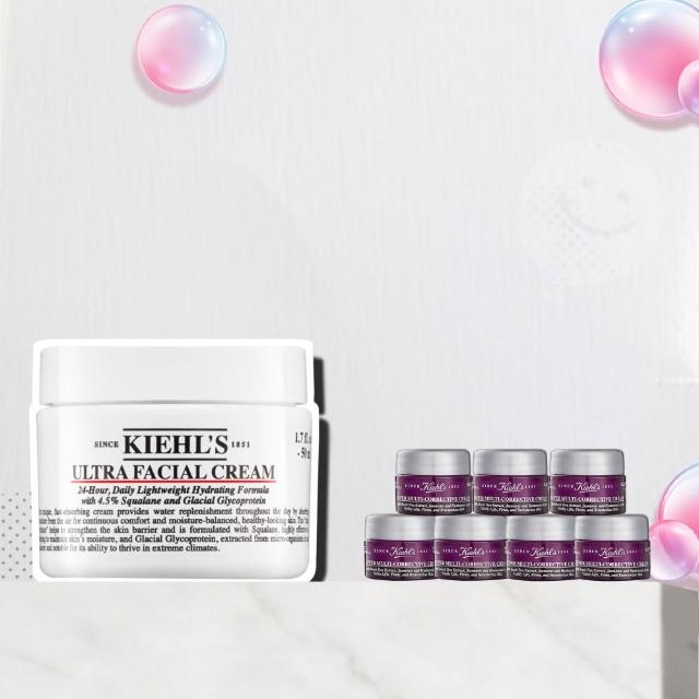 【Kiehl’s 契爾氏】官方直營 冰河醣蛋白舒敏修護保濕霜 50ml(Kiehl’s)