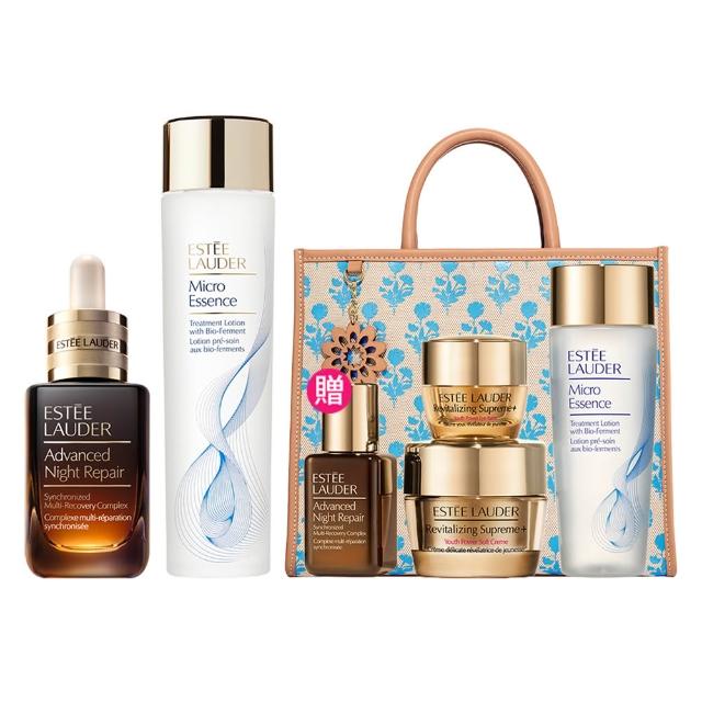 【Estee Lauder 雅詩蘭黛】特潤超導全方位修護露50ml+原生露/櫻花版200ml(精華液/化妝水)