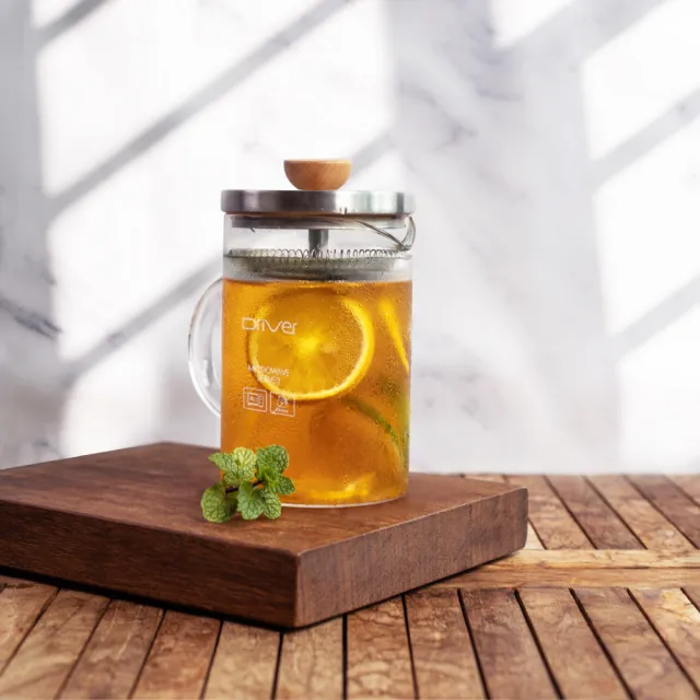 【Driver】冷熱兩用泡茶壺-600ml(茶具 茶器 熱茶壺 沏茶壺 冷水壺 冷泡茶 耐熱玻璃壺)