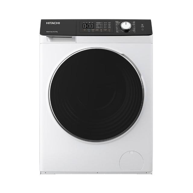 【HITACHI 日立】10.5公斤 變頻蒸氣洗脫烘左開滾筒洗衣機 (BD-D1054HVO-W)
