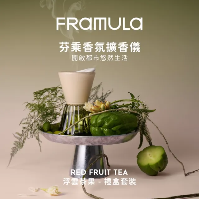 【FRAMULA】芬乘香氛擴香儀套裝組(室內低分貝擴香機 三檔濃度調節 室內氛圍燈 四種香型任選)
