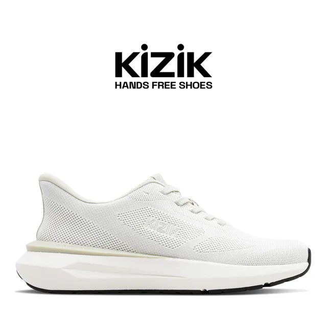 【KIZIK】女鞋 休閒鞋 運動鞋 Athens 2 Knit 雅典設計款 白 WATK2604 回彈 秒穿 免手瞬穿科技