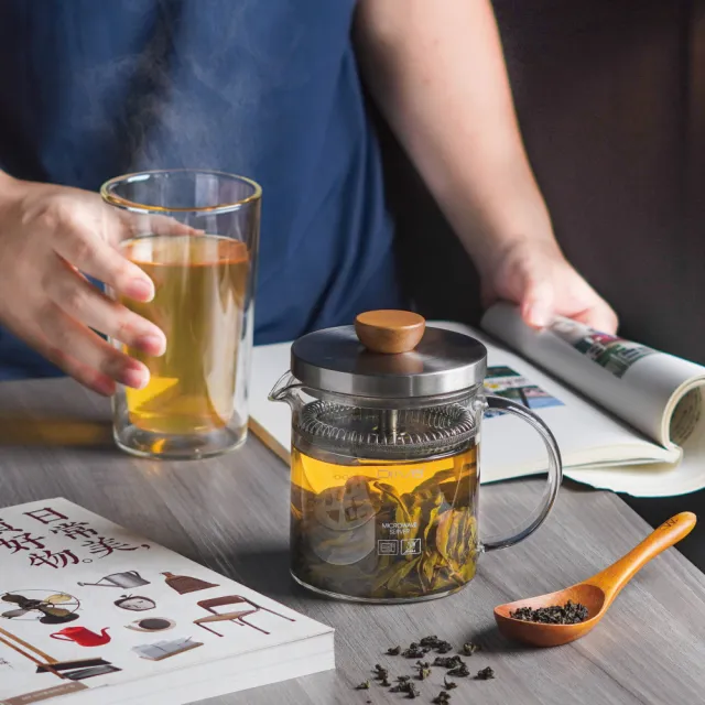 【Driver】獨享冷熱兩用泡茶壺組(泡茶壺 茶具 茶器 茶杯 耐熱玻璃壺 玻璃馬克杯 茶壺茶杯組 送禮推薦)