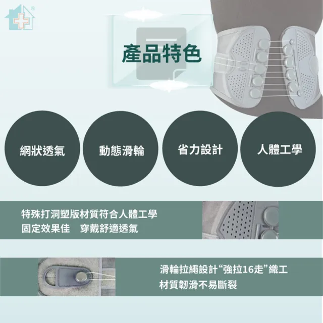 【THC】省力滑輪護腰帶(居家企業軀幹裝具 未滅菌)