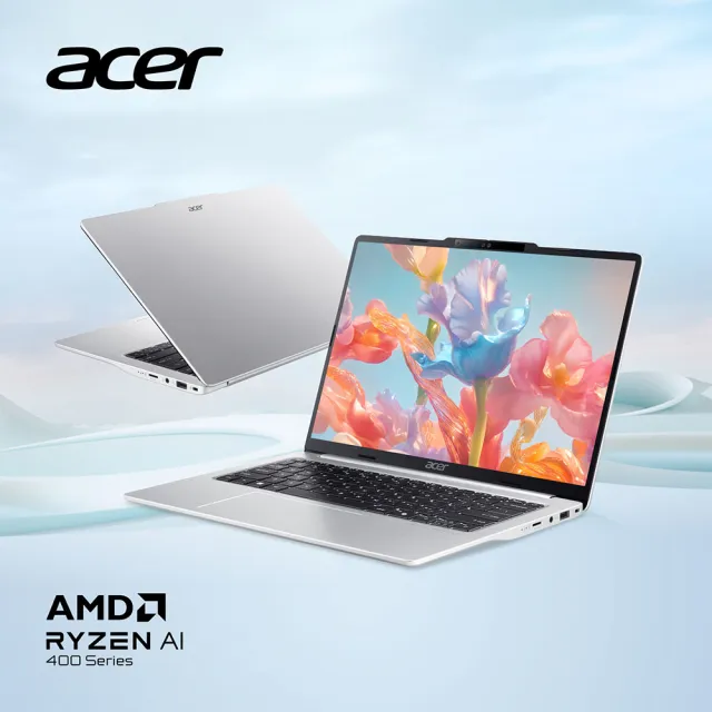 【Acer 宏碁】65W快充組★14吋Ryzen AI 5輕薄AI筆電(Swift Lite/SFL14-62M-R0BU/R5-430/16G/512G/W11)