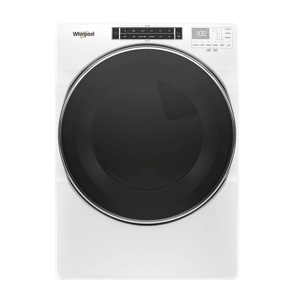 【Whirlpool 惠而浦】16公斤〔天然〕瓦斯乾衣機(8TWGD8620HW)