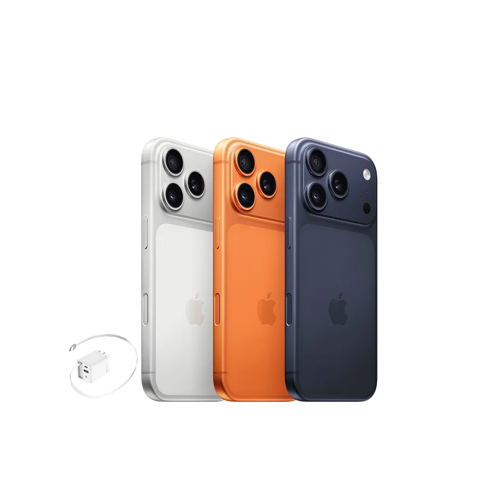 【Apple】iPhone 17 Pro Max(256G/6.9吋)(65W自帶線充電器組)