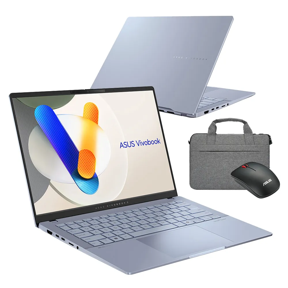 【ASUS 華碩】包鼠組★14吋Ultra 5輕薄AI筆電(VivoBook S S5406SA/Ultra 5-226V/16G/512G/W11/OLED/EVO)