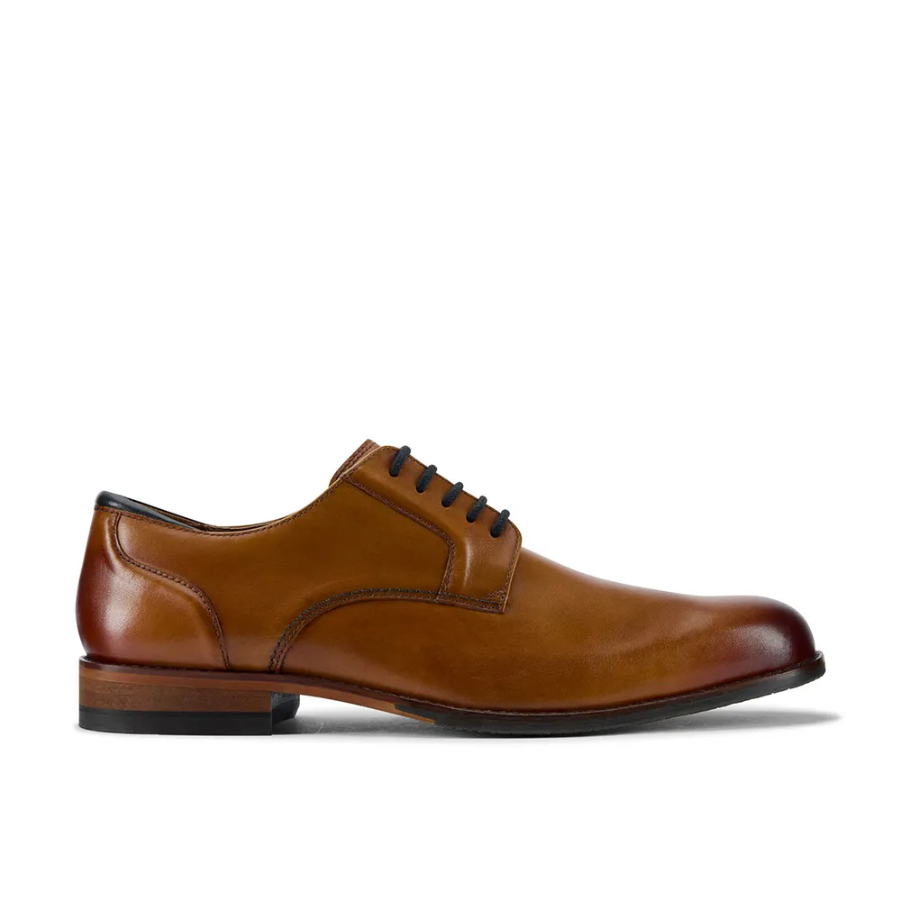 【Clarks】男鞋 Craft Arlo Lace 寬楦設計典藏英倫素面紳士鞋 皮鞋 正裝鞋(CLM77697D)