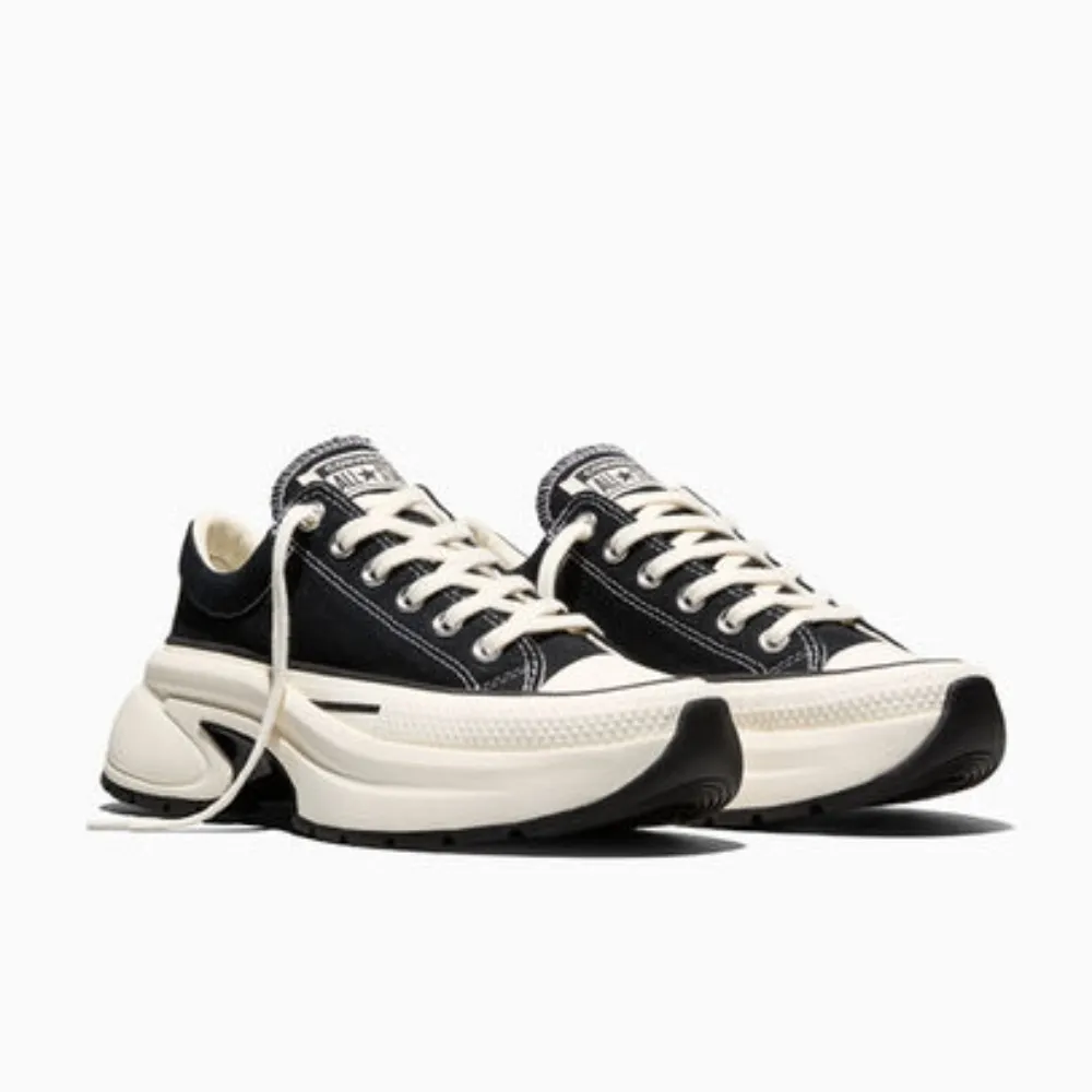 【CONVERSE】休閒鞋 男鞋 女鞋 帆布鞋 運動 低筒 厚底 RUN STAR CRUSH 黑 A18465C