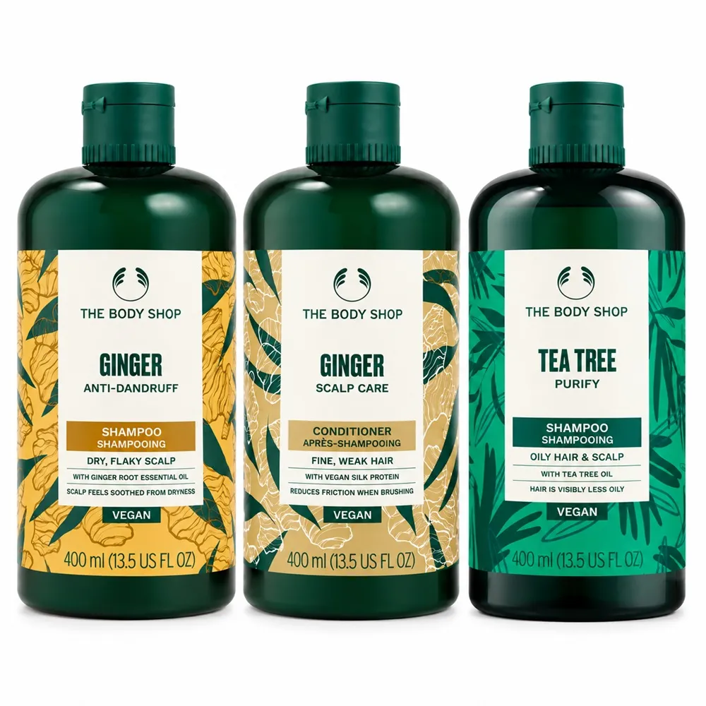 【THE BODY SHOP 美體小舖】頭皮護理洗髮露/護髮素 400ml (平輸版/三款任選)