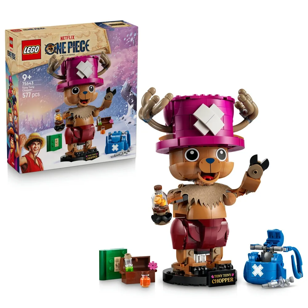 【LEGO 樂高】航海王系列 75643 多尼多尼喬巴(ONE PIECE 海賊王 公仔 玩偶 居家擺設 禮物 周邊 玩具積木)
