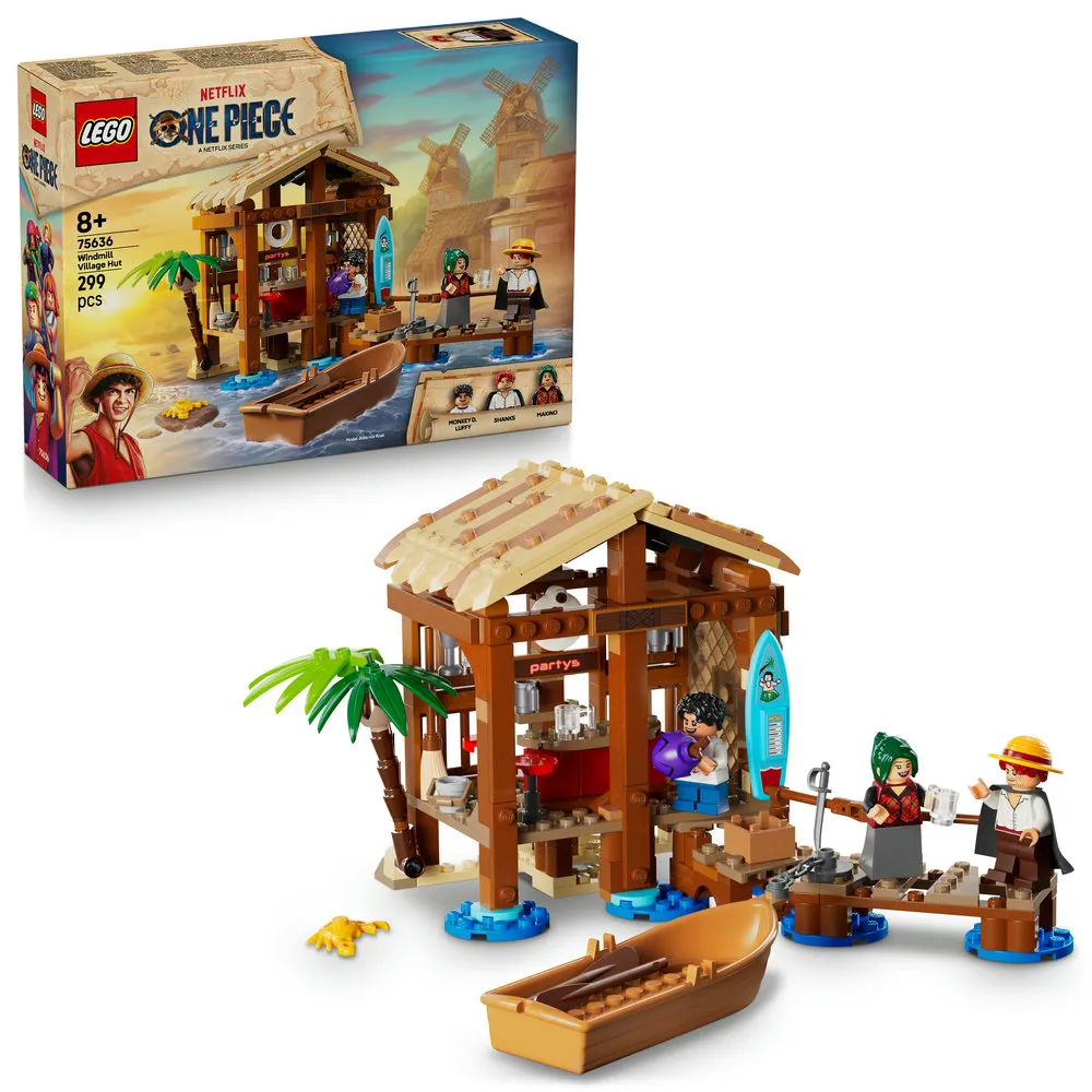 【LEGO 樂高】航海王系列 75636 風車村小屋(ONE PIECE 魯夫 居家擺設 玩具積木)