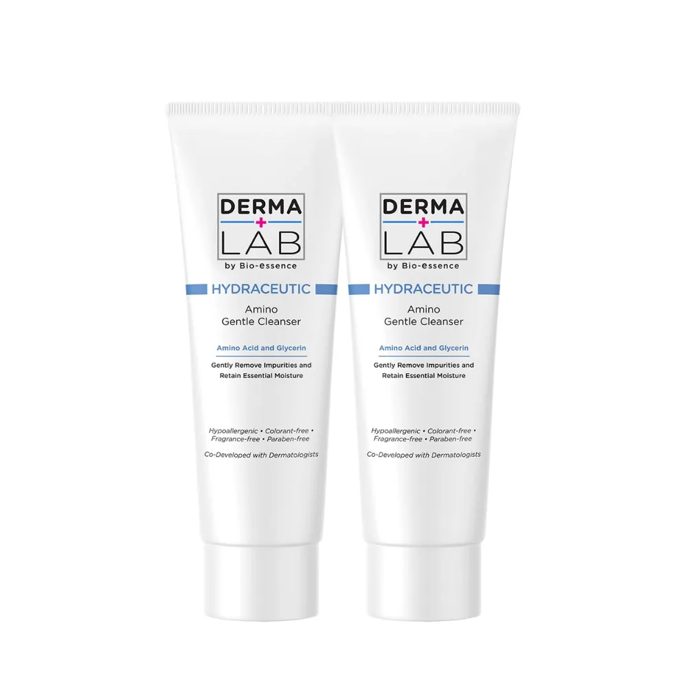 【DermaLab 德美醫研】胺基酸親膚溫和潔顏乳100g(2入組)