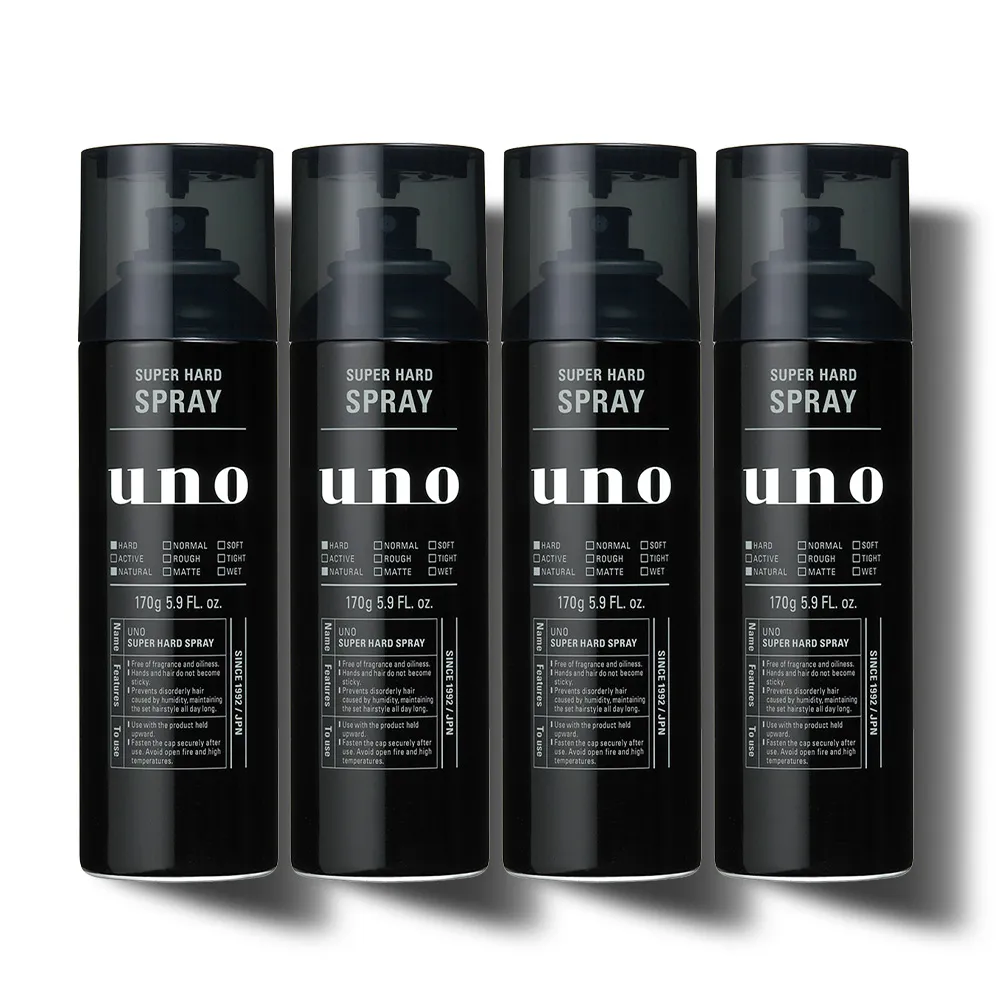 【UNO】強硬作風定型霧 170g(4入組)