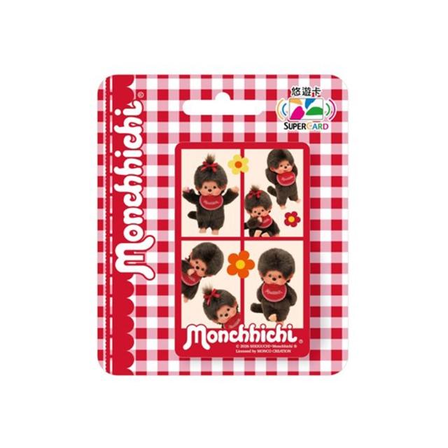 【Easycard 悠遊卡】代銷 Monchhichi 四格照片Supercard悠遊卡