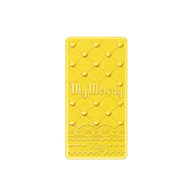 【Just Gold 鎮金店】金燦甜夢 黃金金條 10g-任選