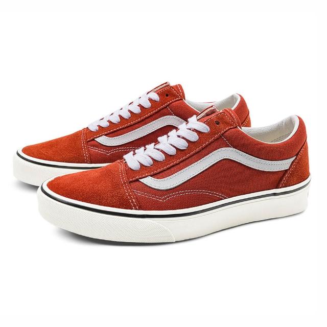 【VANS】官方旗艦 Old Skool 橘棕色滑板鞋 休閒鞋