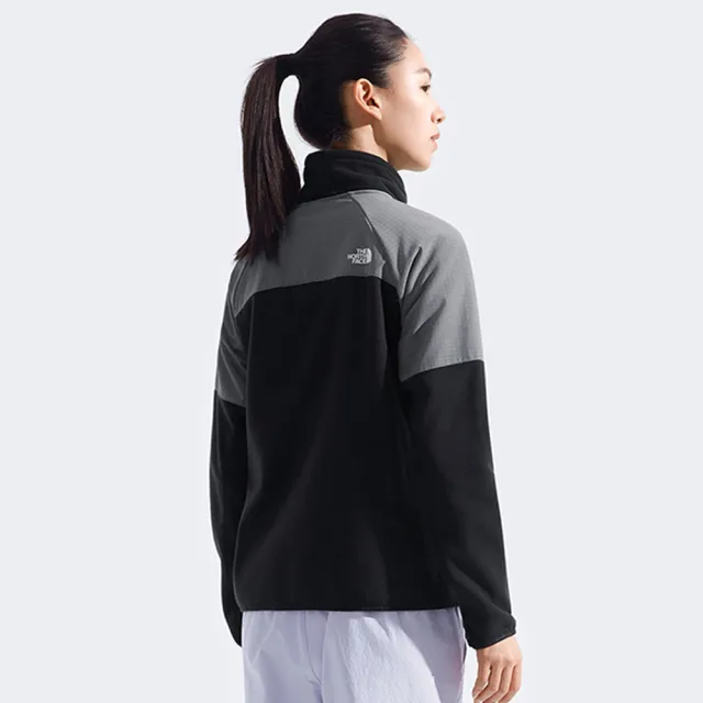 【The North Face】北面男女款拼接色保暖抓絨外套(多款可選)