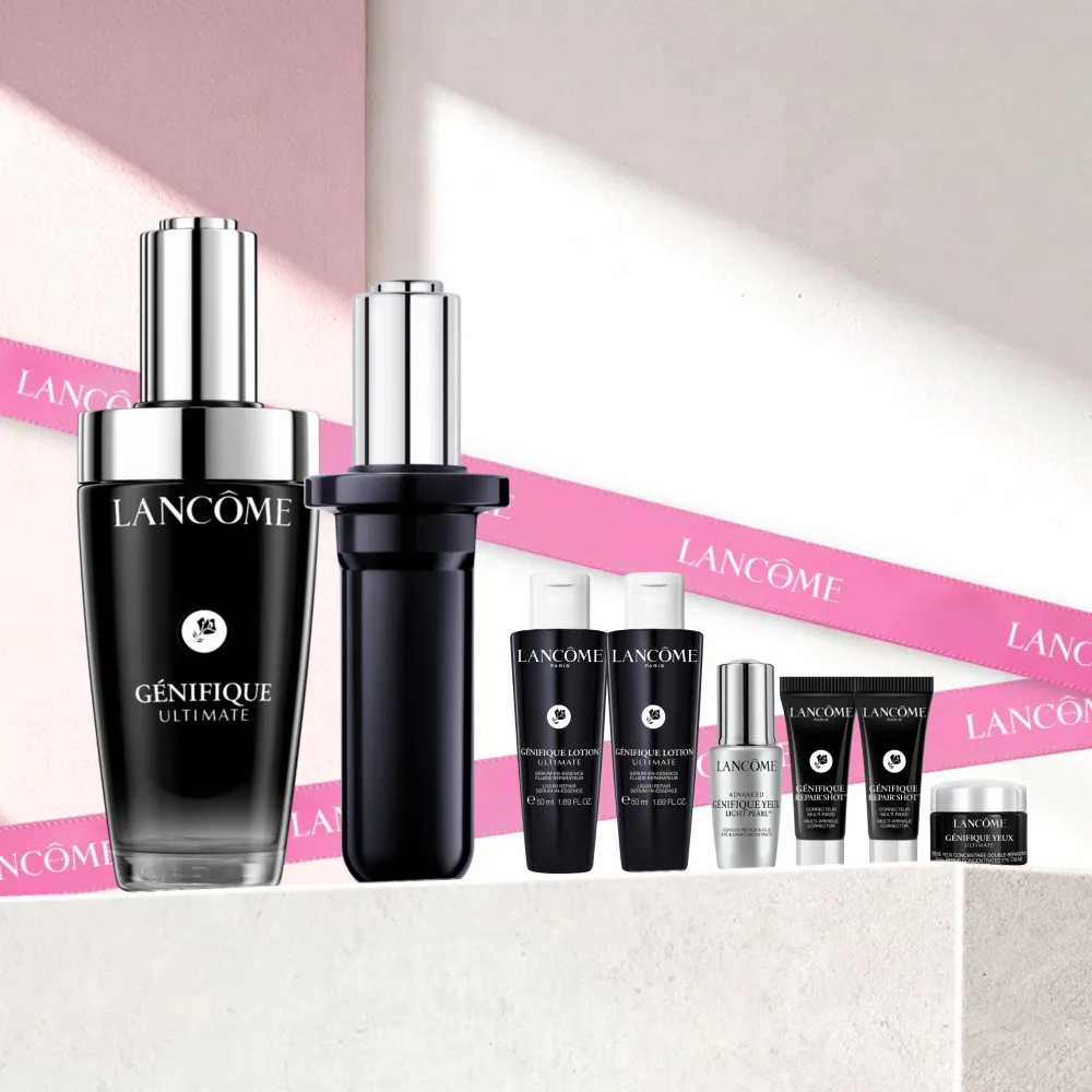 【LANCOME 蘭蔻】官方直營 超極限肌因賦活露1+1組(50ml+補充瓶50ml/LANCOME/術後可用)
