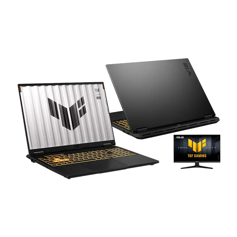 【ASUS 華碩】27型螢幕組★16吋i5 GeForce RTX5050電競筆電(FX608JHR-0031A14450HX/i5-14450HX/16G/512GB)